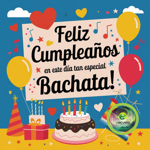 AACUSIA MUSIC - Feliz CUMPLEAÑOS en este día tan especial BACHATA, AACUSIA MUSIC