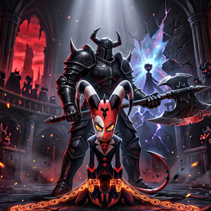 Last Words Broadcast (Blitzo, Helluva Boss) by ToonFanatic