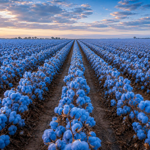 Rows of Cotton Blues