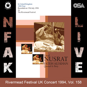 Nusrat Fateh Ali Khan - Kadman De Nal Aj La Le Data (Live Version)