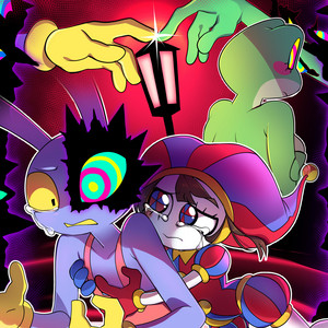 It Isn’t Over Yet (Pomni X Jax Abstraction Song) by Cougar MacDowall, CottontailVA, Jelzyart