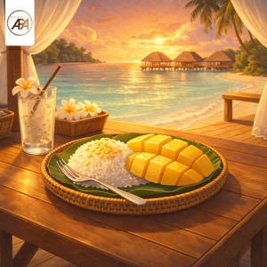 mango sticky rice by Steve Nguyen