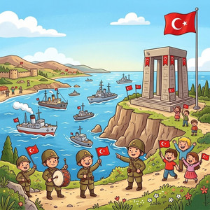 Çanakkale Geçilmez (Çanakkale Zaferi ve Şehitleri Anma Günü) by AI Kids Tune
