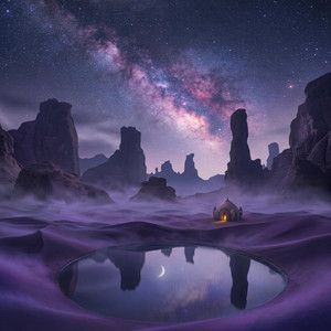 Beneath the Milky Way by wavemind