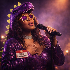 Funk ain't a Costume by Doris The Funkasaurus