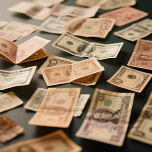 entre billetes by Tito Cukay