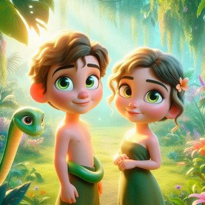 Adán y Eva en el Jardín by fantasy songs