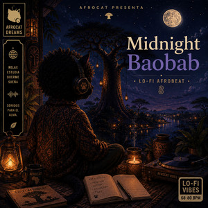 Baobab nocturno y vibes lo-fi by AFROCAT