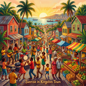 Sunrise in Kingston Town by 888 Collective