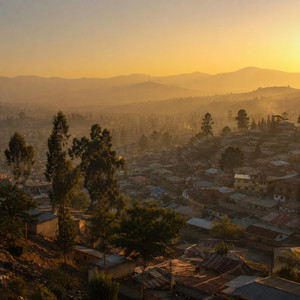 Addis at Dusk by Bekele Ashena