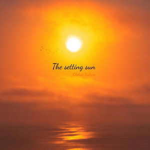 The setting sun