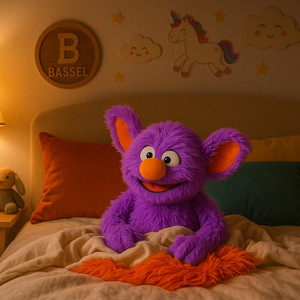 Love you little monster by Fuzzy Butt Bassel