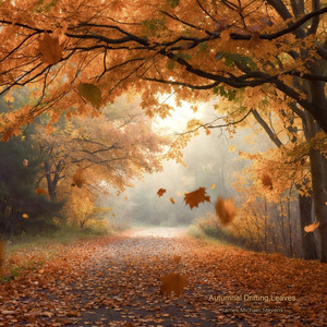Autumnal Drifting Leaves by James Michael Stevens