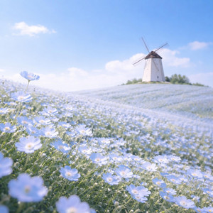 Blue Sky Nemophila ~ 青空とネモフィラ ~ by SOLAMARI