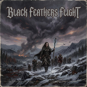 Black Feathers Flight - Ai Version by Malkevies