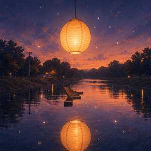Paper Lantern Evening by Dreamed Moon