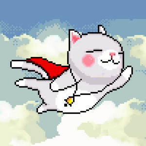 Pixel Cat by Di Young