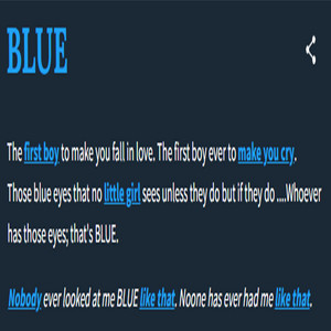 The Blues by M3hree