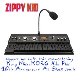 Support Me With This Eye-catching Korg Microkorg Xl 10th Anniversary All Black Synth