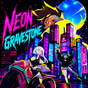 Neon Gravestone by KyushuMusic