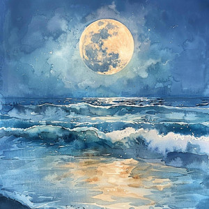 Winter Roses Beneath an Eclipse by Moonlight Mirage