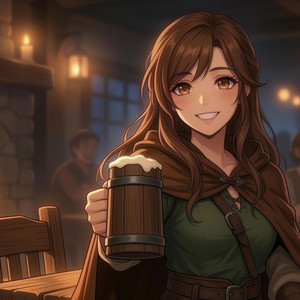 No One Drinks Alone by Elowen Starfell