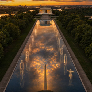 The Still Water - The Lincoln Reflecting Pool by PayTreeIt