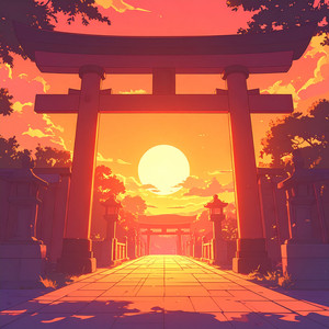 Torii Gate Glow by Nigiri