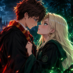 Serpiente y León: Draconia Malfoid X Harry Potter by Meenssy Music