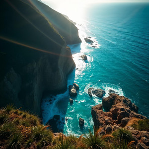 Cliff Edge, Wild Sea by Ray Correro