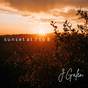 Sunset at 7 to 8 by J. Galen