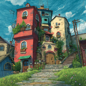 The Village in May by The Totoro Trio