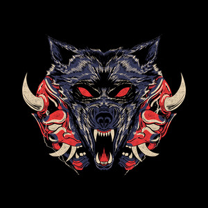 Black Wolf by Blessed by a Burden