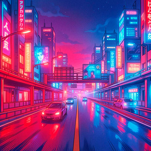 Polaroid Highway by Turbo Sunset