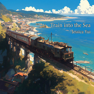 Violet Ocean Dusk by Jessica Yui