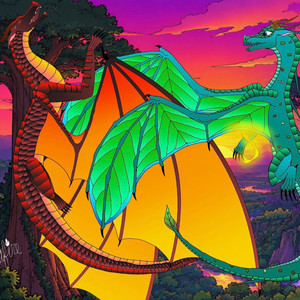 Two Hearts, One Sky: Avari and Brett (A Fan-made WOF OC Song) by Lunafire15