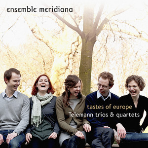 Tastes of Europe: Telemann Trios & Quartets (Ensemble Meridiana) cover