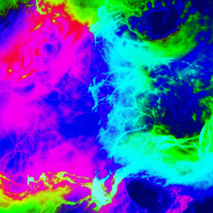 Chromatic Whispers from a Neon Nebula by DANIEL LOPO