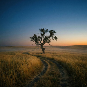 estrellas y atardecer by Hojas de Octubre