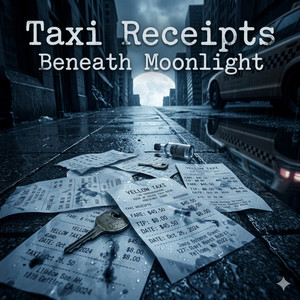 Taxi Receipts Beneath Moonlight by TITI MUSIC HEAT