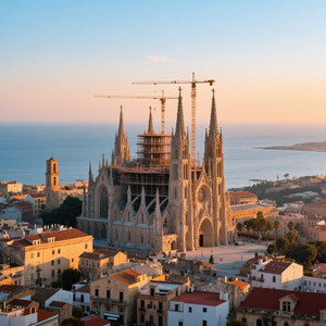 Barcelona in Morning by KUSLIP RIZAL ANTONIUS