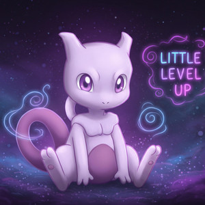 Baby Mewtwo Glow by Little Level Up