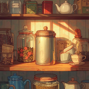 Canister by Cup of Tea