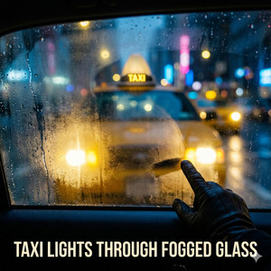Taxi Lights Through Fogged Glass by TITI MUSIC HEAT