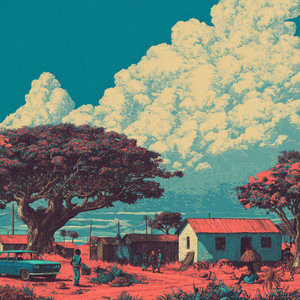 Warm Skyline Flow by Quiet Canvas Kid