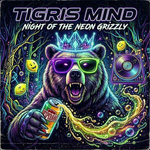Night of the Neon Grizzly by Tigris Mind