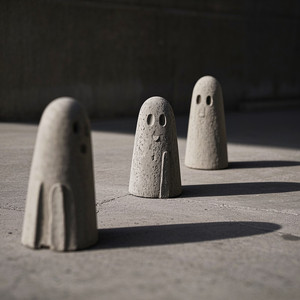 Concrete Ghosts by TAMABAY ROSYA