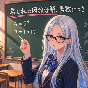 君と私の因数分解、素数につき by Nochi Sun
