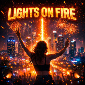 Lights on fire