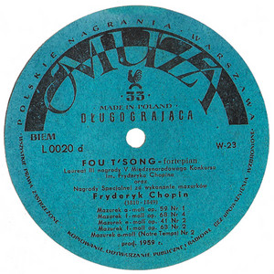 5th International Fryderyk Chopin Piano Competition (1955
